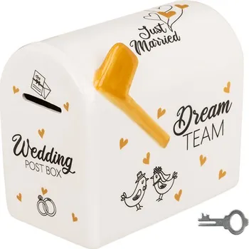 Žertovný předmět Svatební pokladnička poštovní schránka