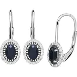 JVD Stříbrné náušnice s diamanty SVLE0504SH8M400