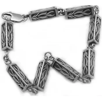 Náramek Stříbrný náramek Délka 24 cm