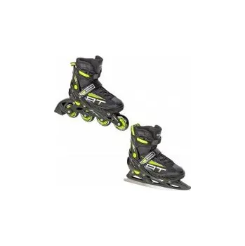 Zimní brusle Raven Profession 2v1 black/lime EU 38-42 brusle + DÁREK DLE VÝBĚRU!