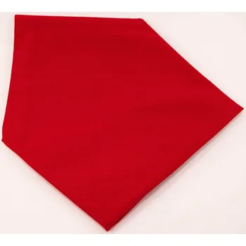 Šátek Jednobarevné bavlněné šátky - více barev - rozměr 65 cm x 65 cm červená