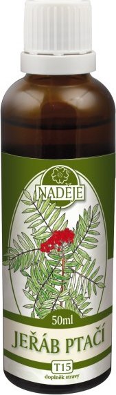 Naděje Jeřáb ptačí bylinná tinktura 50 ml