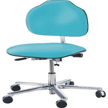 ERGO otočná židle s opěrkou s kyvad.pruž. tyrkys - ID: 451