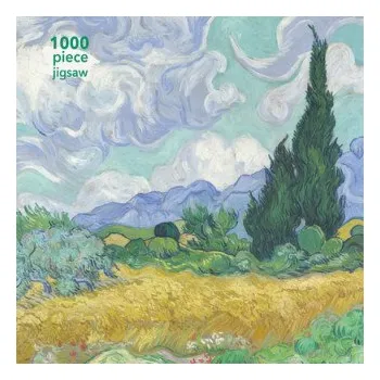 Puzzle Adult Jigsaw Puzzle Vincent van Gogh: Wheatfield with Cypress (EN)