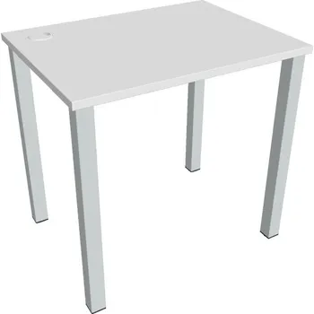 Kancelářský vozík HOBIS kancelářský stůl rovný - UE 800, hloubka 60 cm, bílá + doprava zdarma