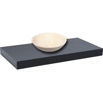 Deska pod umyvadlo bez umyvadla Naturel Dolce 230x8x50 cm černá mat DO23050BL