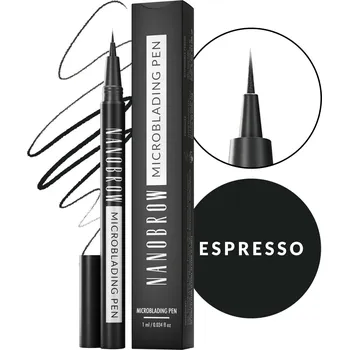 Tužka na obočí Nanobrow Microblading Pen Precizní líčení obočí s perem na obočí Odstín: Espresso 1ml