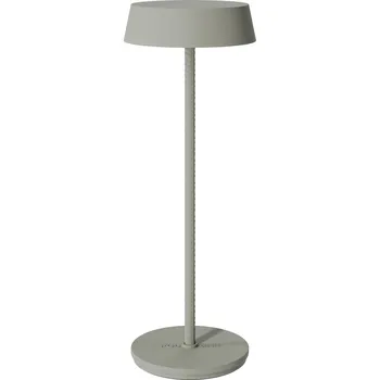 Lampička Diesel 51181 9230 Rod, šedá přenosná lampička na baterii, 2W LED 3000K stmívatelná, výška 35,6cm, IP54