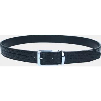 Módní doplněk Opasek Elega Mio 3,5 cm černý ratan