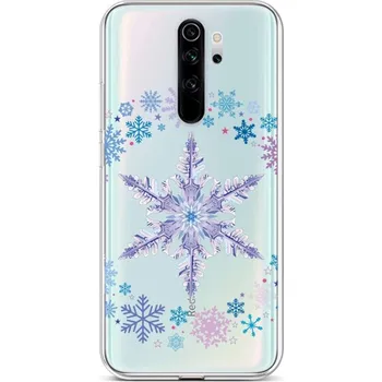 Pouzdro na mobilní telefon Kryt Xiaomi Redmi Note 8 Pro Snowflake (obal neboli pouzdro na Xiaomi Redmi Note 8 Pro)