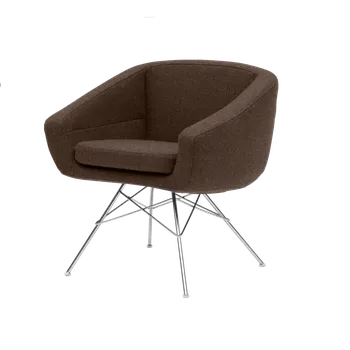 Křeslo Aiko, Čalounění griffon 995 Lihgt Pink, podnože černá