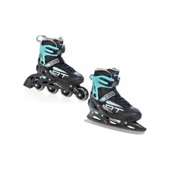 Zimní brusle Raven Profession 2v1 black/mint EU 35-39 brusle + DÁREK DLE VÝBĚRU!