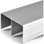 LAGUNA Horní dvojitá kolejnice 8840 / Hliník 1,5 m