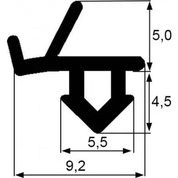 Příslušenství k oknu DAB Trade Těsnění KV-4 Veka (TPG)