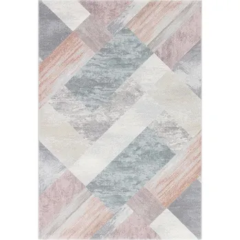 Koberec Moderní kusový koberec Ragolle Argentum 63484 3747 Geometrický vícebarevný Rozměr: 80x150 cm