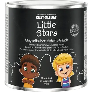 barva na zeď Rust-Oleum Magnetická tabulová barva do dětského pokoje Rust Oleum Little Stars Magnetic Chalkboard Paint Barva: It’s a kind of mag(net)ic/ Magnetická tabule, Balení: 750 ml