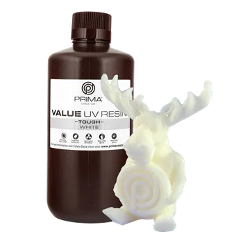 Filament PrimaCreator Value Tough UV Resin (ABS Like) - 1000 ml - White