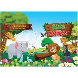 FONI Book Blok Říše zvířat se samolepkami CZ verze 35x25cm