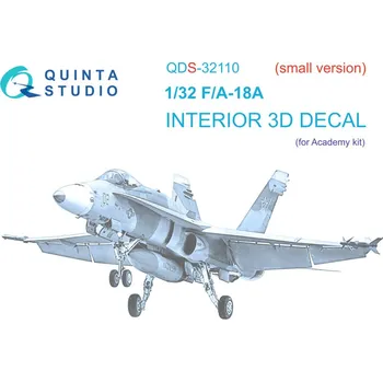 Plastikový model 1/32 F/A-18A 3D-Printed&col.Interior (ACAD) SMALL