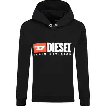 Pánská mikina Diesel Mikina SDIVISION | Barva:černý | Velikost:132