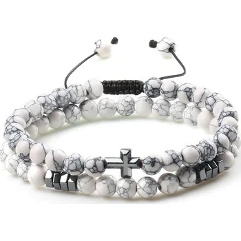 Náramek Predator Q1 Pánský náramek křížek - BZB503-2