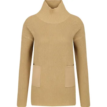 Dámský svetr boss Rolák Faonia | Barva:pískový | Velikost:L