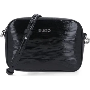 Kabelka HUGO Kůžoná crossbody kabelka Victoria | Barva:černý | Velikost:OS