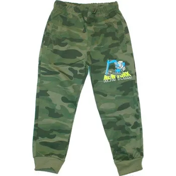 Dětské tepláky maskáčové NAKLADAČ pro kluky 571