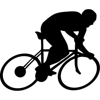 samolepka samolepka cyklista 2 (silueta cyklista)