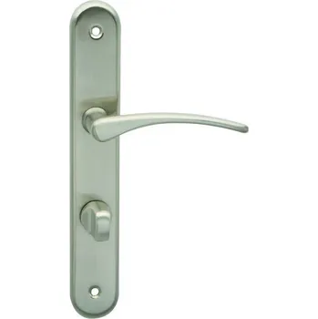 Dveřní kování Cobra Kování ZEUS klika/klika 90 mm WC - ONS (nikl mat)