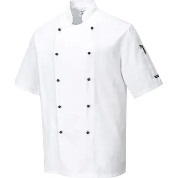 Gastro oděv Kuchařský rondon PORTWEST Kent - bílý S P-C734-W-S