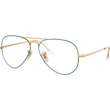 Brýlová obroučka Ray-Ban® 6489 zelená zlatá lesk, stranice zlatá lesk 3136