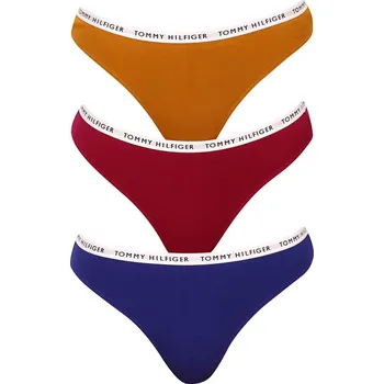 Kalhotky 3PACK dámská tanga Tommy Hilfiger vícebarevná (UW0UW02829 0XH) XL UW0UW02829 0XH Možnost vrácení zboží ZDARMA do 120 dnů!