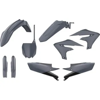 POLISPORT kompletní plasty YAMAHA YZ 250/450F 18-19, barva šedá YAMAHA YZ F 450 rok 18-19