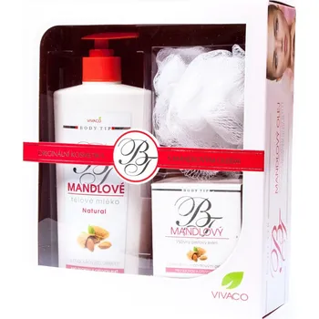 Kosmetická sada Vivaco Body Tip dárková kazeta s mandlovým olejem