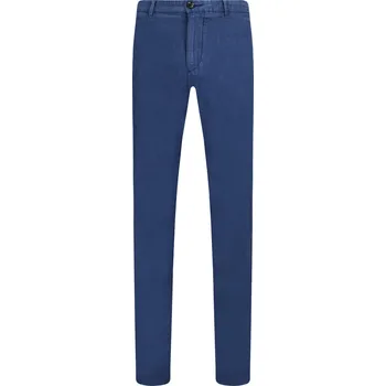 Pánské kalhoty boss Lněné kalhoty chino Crigan3 D | Barva:modrý | Velikost:48