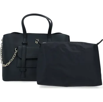 Opasek Tommy Hilfiger Kufříková kabelka + váček TH SEASONAL | Barva:černý | Velikost:OS