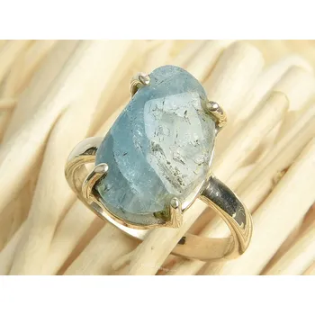 Prsten Prsten akvamarín vel.57 Ag 925/1000 4,5g