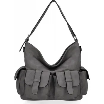 Kabelka Dámská kabelka shopper bag Hernan šedá HB0395