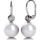 Couple, Visací perlové náušnice Fay v bílém zlatě, 585-45-3-5036.1B00.0.00.748.10