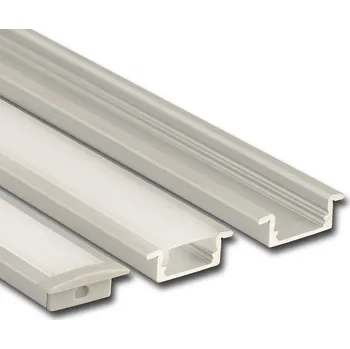 LED páska profil AL vestavný VO ML-761.010.43.3 mléčný difuzor, délka 3m, 23x8mm