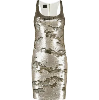 Dámské šaty Pinko Šaty LEGITTIMARE | Barva:stříbrný | Velikost:34