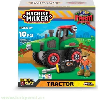 ostatní stavebnice šroubovací auto farma traktor machine maker > varianta traktor