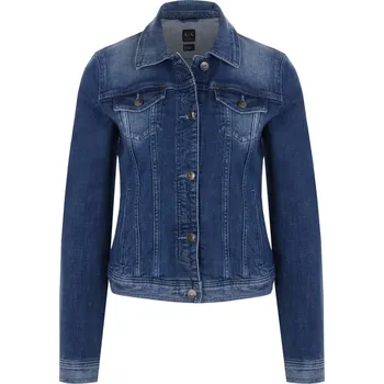 Dámská casual bunda Armani Exchange Džínová bunda | Barva:modrý | Velikost:L