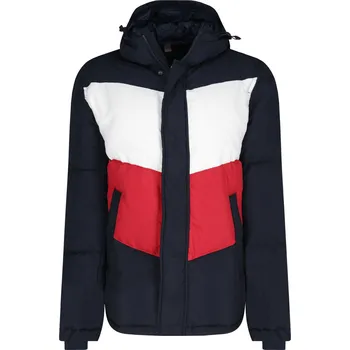 Pánská bunda Tommy Hilfiger Péřová bunda CHEVRON | Barva:tmavě modrá | Velikost:L