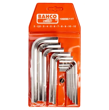 Šroubovák Sada niklovaných imbusů BAHCO 1998M/11T