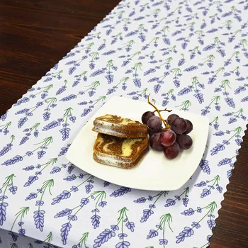 Šála Ubrusová šála v metráži Levandule 38 zakončení vlnkou