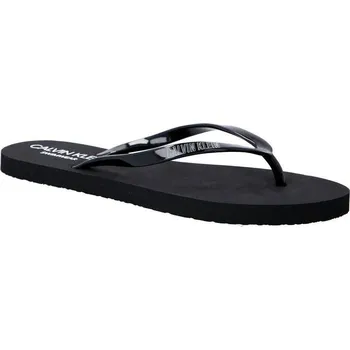 Dámské pantofle Calvin Klein Swimwear Žabky | Barva:grafitově šedý | Velikost:41/42