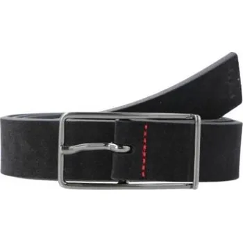 Módní doplněk HUGO Kůžoný opasek Gios | Barva:černý | Velikost:100