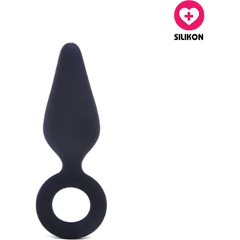 Anální kolík VšeNaSex.cz Silikonový anální kolík Small Ring Plug